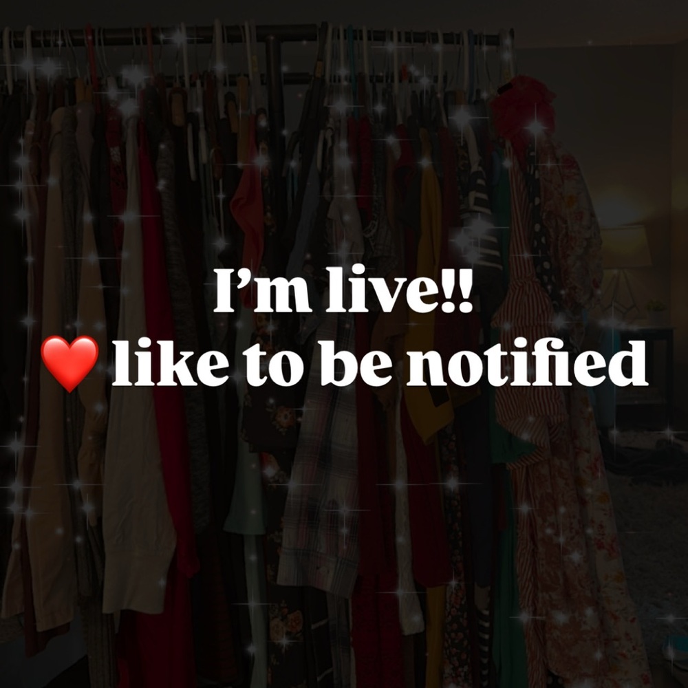 I’m live! Like to be notified